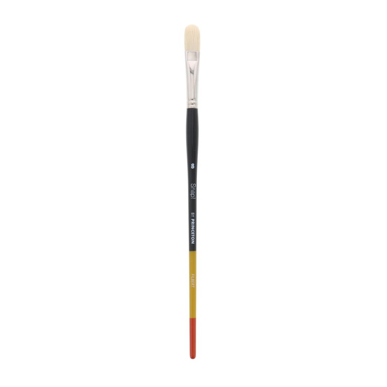 Princeton Brush Princeton Snap! 9700 Natural Bristle Long Handle Brush Filbert