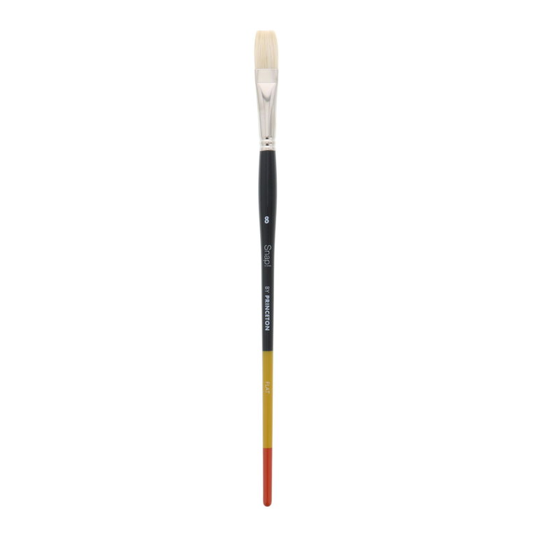 Princeton Brush Princeton Snap! 9700 Natural Bristle Long Handle Brush Flat