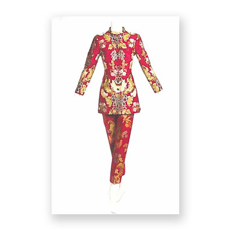 RISD Museum Woman's Pantsuit Postcard