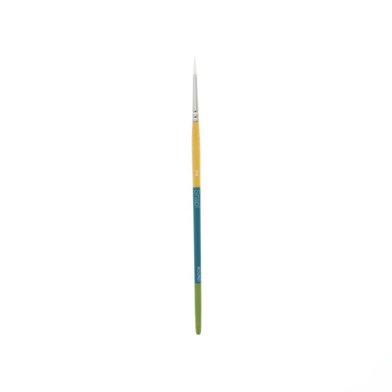 Princeton Brush Princeton Snap! 9850 White Synthetic Short Handle Brush Round
