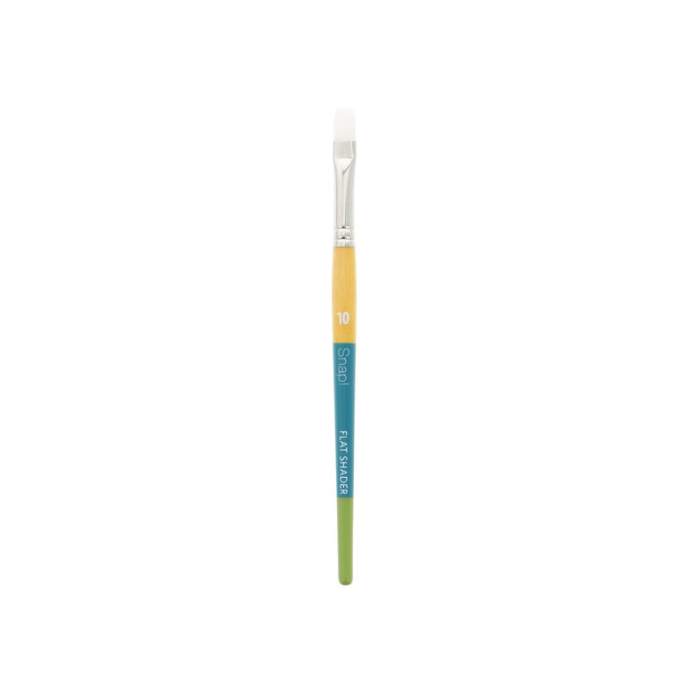 Princeton Brush Princeton Snap! 9850 White Synthetic Short Handle Brush Flat Shader