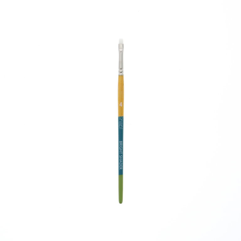 Princeton Brush Princeton Snap! 9850 White Synthetic Short Handle Brush Bright Shader