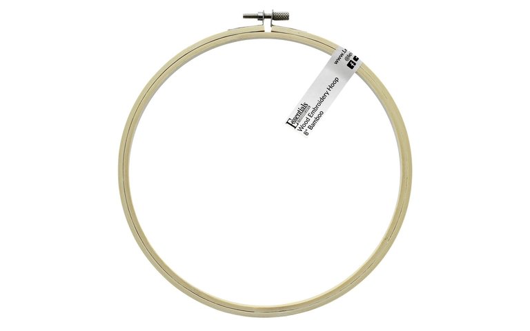 Janlynn Leisure Arts Essentials Wooden Embroidery Hoop 8"