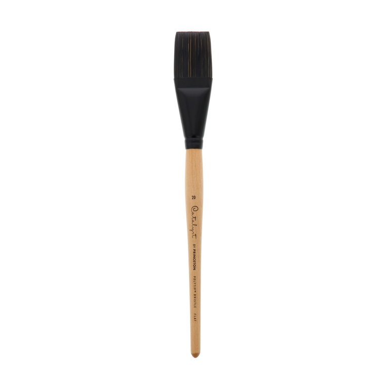 Princeton Brush Princeton Catalyst 6400 Polytip Synthetic Long Handle Brush Flat