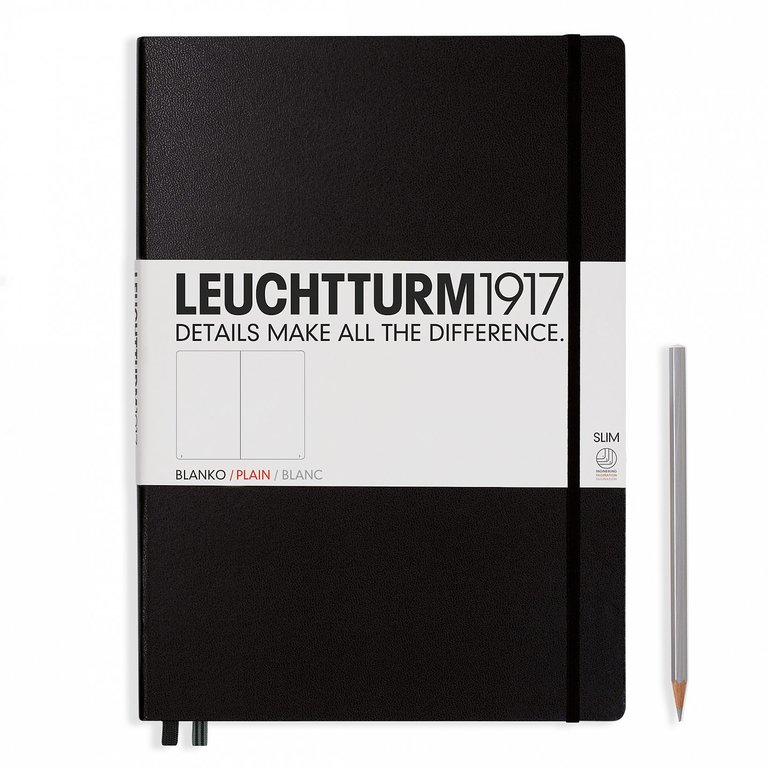 Leuchtturm Master Slim Notebook A4+ Plain