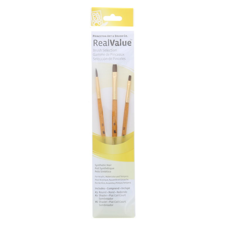 Princeton Brush Princeton Real Value 9100 Short Handle Brush Set