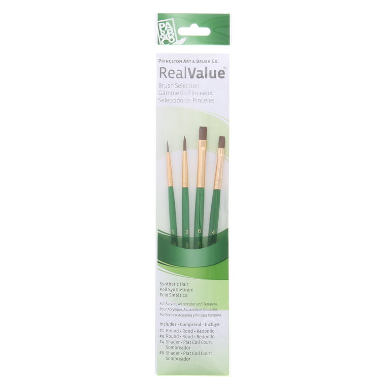 Princeton Brush Princeton Real Value 9100 Short Handle Brush Set