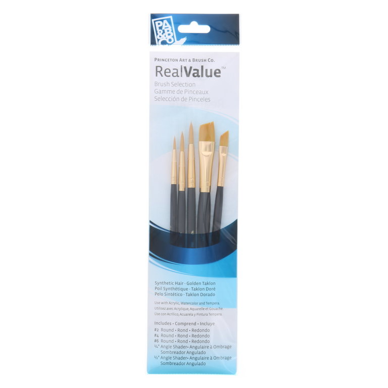 Princeton Brush Princeton Real Value 9100 Short Handle Brush Set