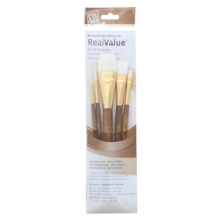 Princeton Brush Princeton Real Value 9100 Short Handle Brush Set