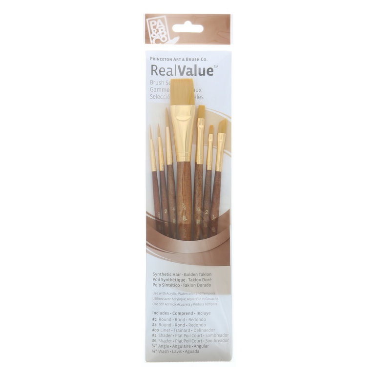 Princeton Brush Princeton Real Value 9100 Short Handle Brush Set