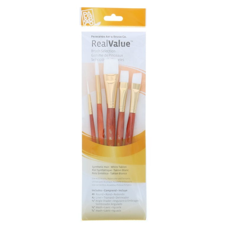 Princeton Brush Princeton Real Value 9100 Short Handle Brush Set