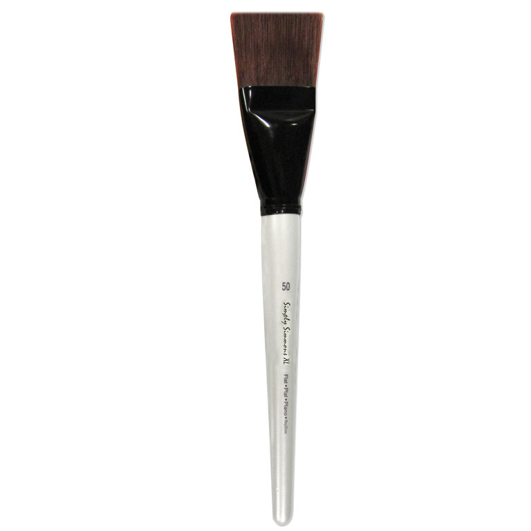 Robert Simmons Simply Simmons XL Stiff Synthetic Short Handle Brush Flat