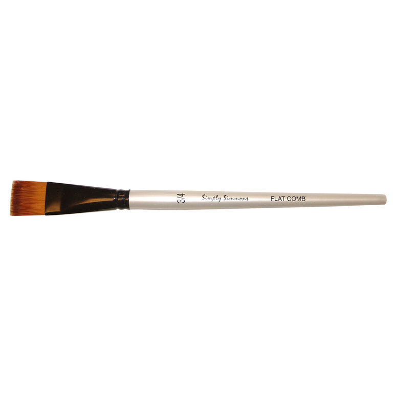 Robert Simmons Simply Simmons Short Handle Brush Flat Comb