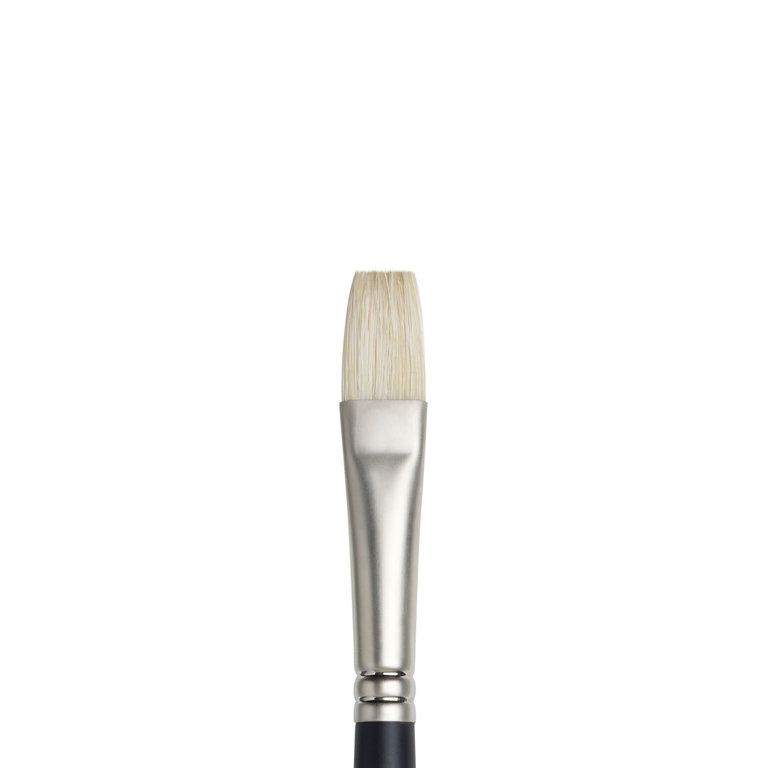 Winsor & Newton Winsor & Newton Hog Bristle Long Handle Oil Brush Flat