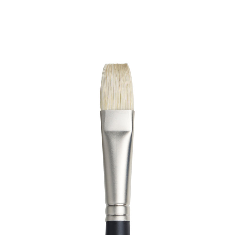 Winsor & Newton Winsor & Newton Hog Bristle Long Handle Oil Brush Flat