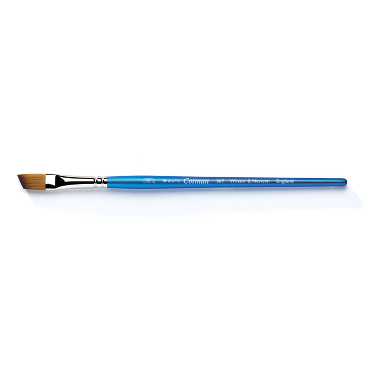 Winsor & Newton Winsor & Newton Cotman Short Handle Watercolor Brush Angled