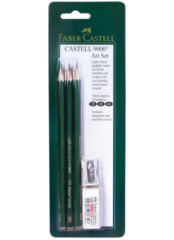 Crayon graphite 9000 Faber-Castel - Crayon aquarellable
