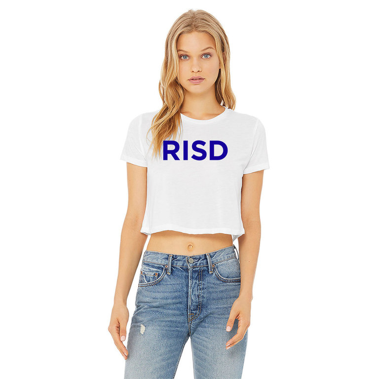 RISD Bella Canvas Flowy Cropped Tshirt