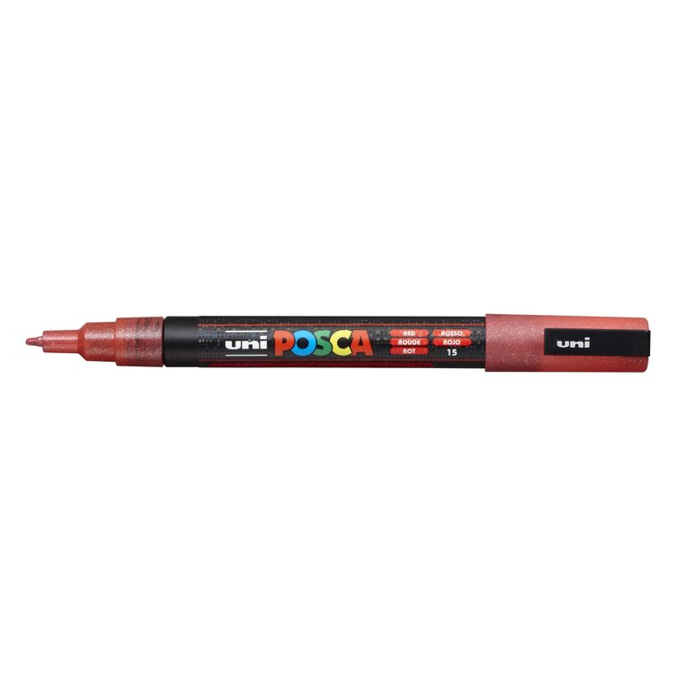 POSCA Fine PC-3M Art Paint Marker Pens Gift Set of 4 Red Tones