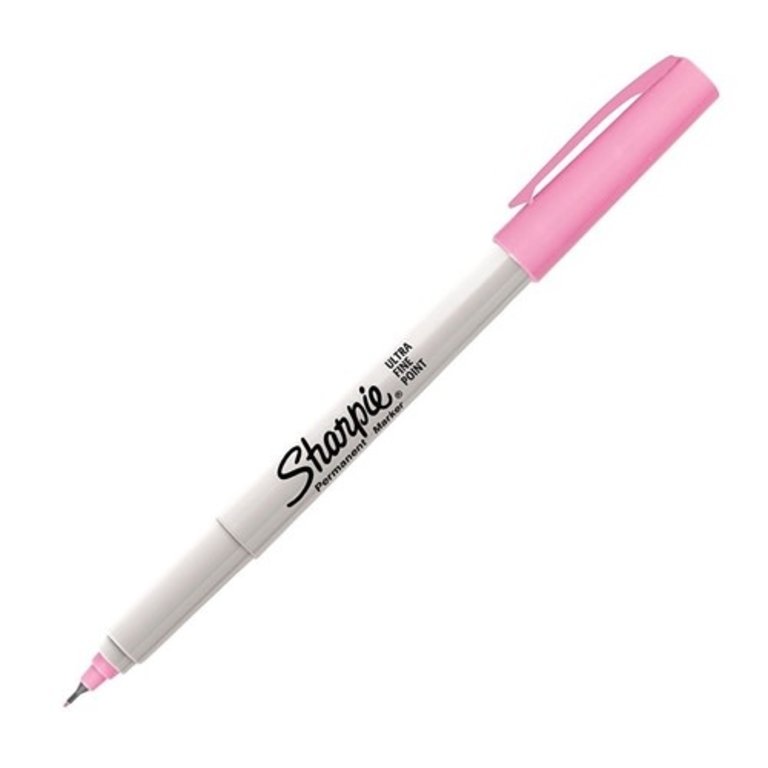  SHARPIE Permanent Marker, Ultra-Fine Point, Pink, 6 Pack  (Gray) : Office Products