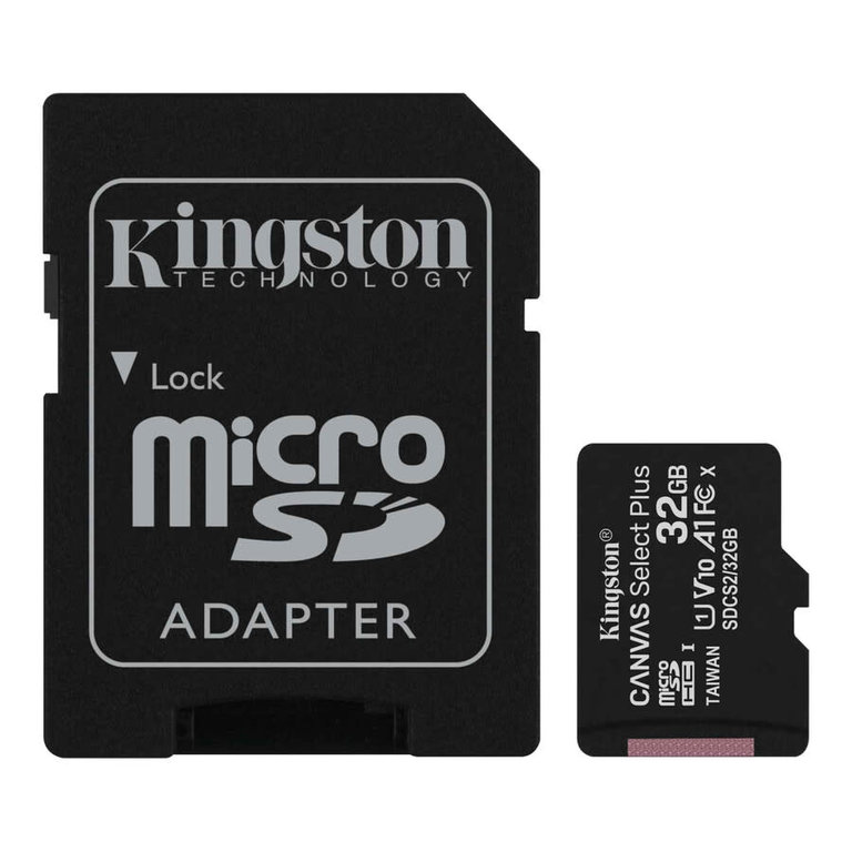 Kingston Kingston Canvas Select Plus 32 GB Class 10/UHS-I (U1) microSDHC - 1 Pack