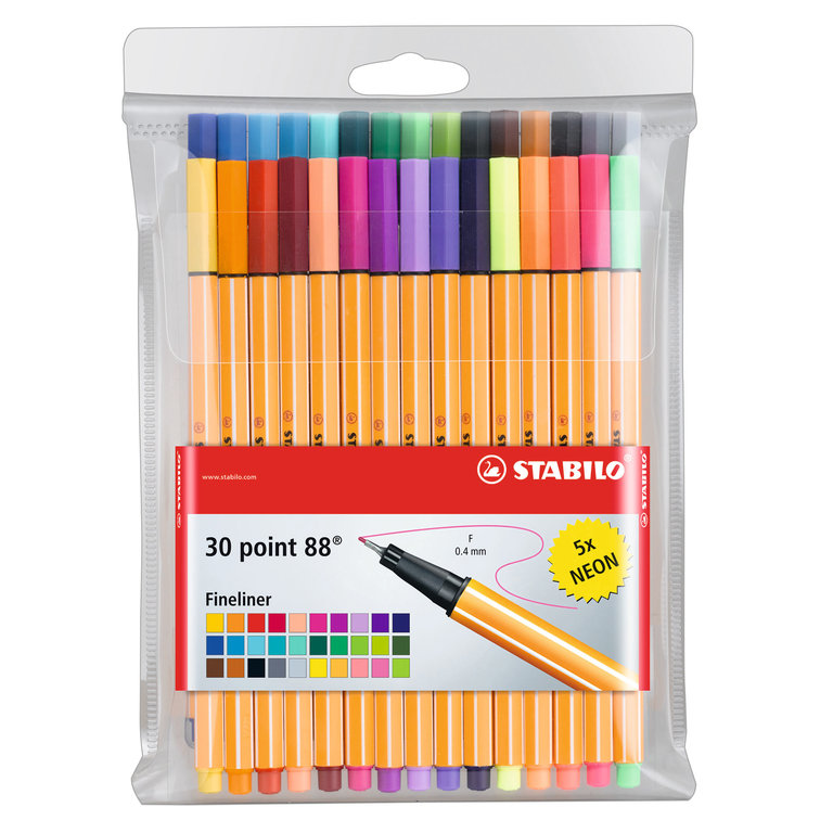 Stabilo Stabilo Point 88 Fineliner Pen Set