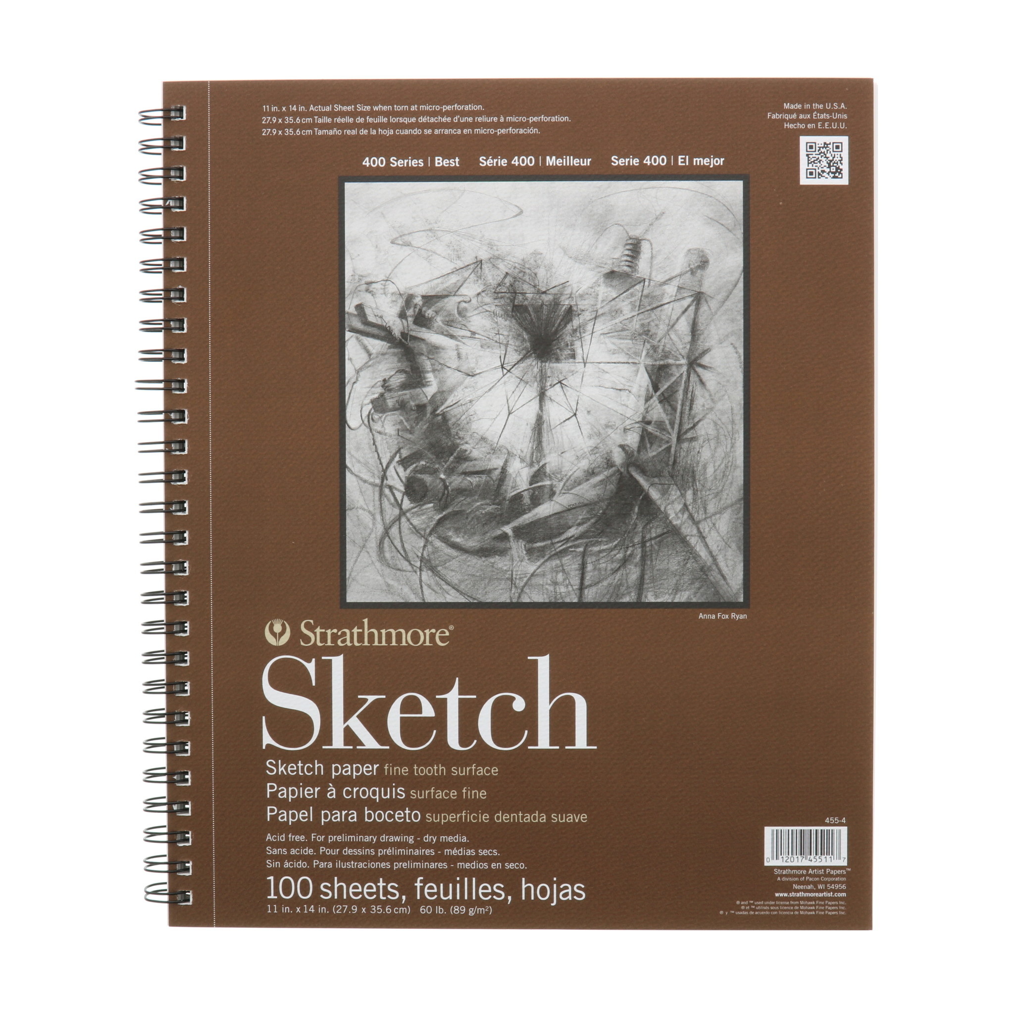 Strathmore 400 Series Drawing & Sketch Pads Medium 6 x 8 (24