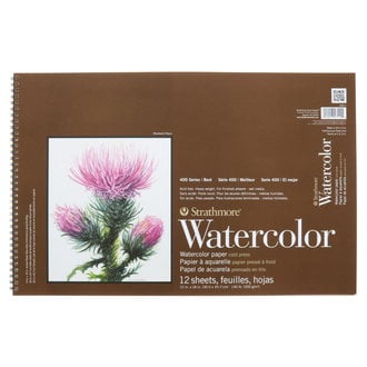 Strathmore Watercolor 400 Series Cold Press 140 lb 12 Sheets