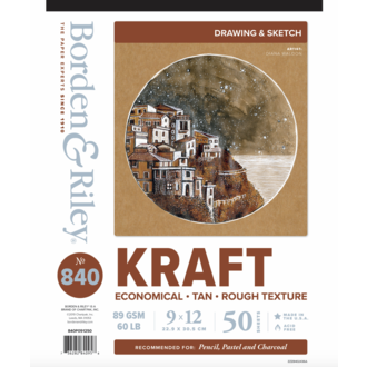 Borden & Riley #840 Kraft Paper Pad 50 Sheets