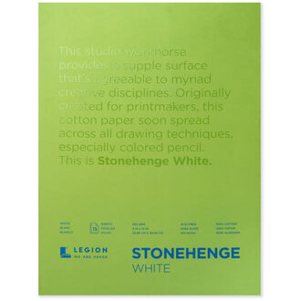 Legion Paper Stonehenge Pad White 15 Sheets