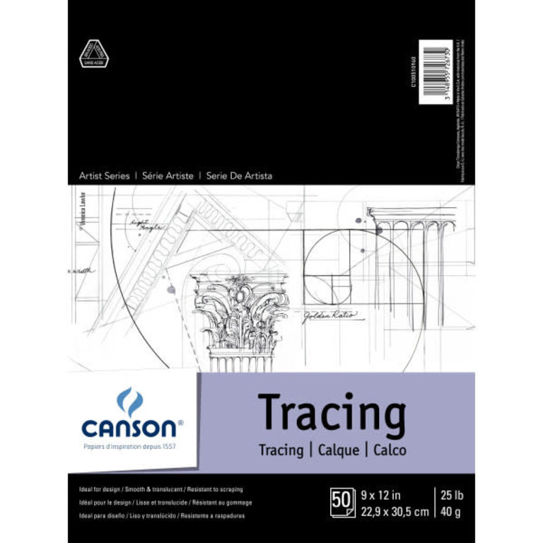 Canson Canson Foundation Series Tracing Pad 50 Sheets
