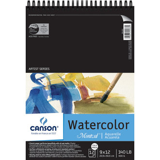 Canson Montval Watercolor Pad Cold Press 140 lb