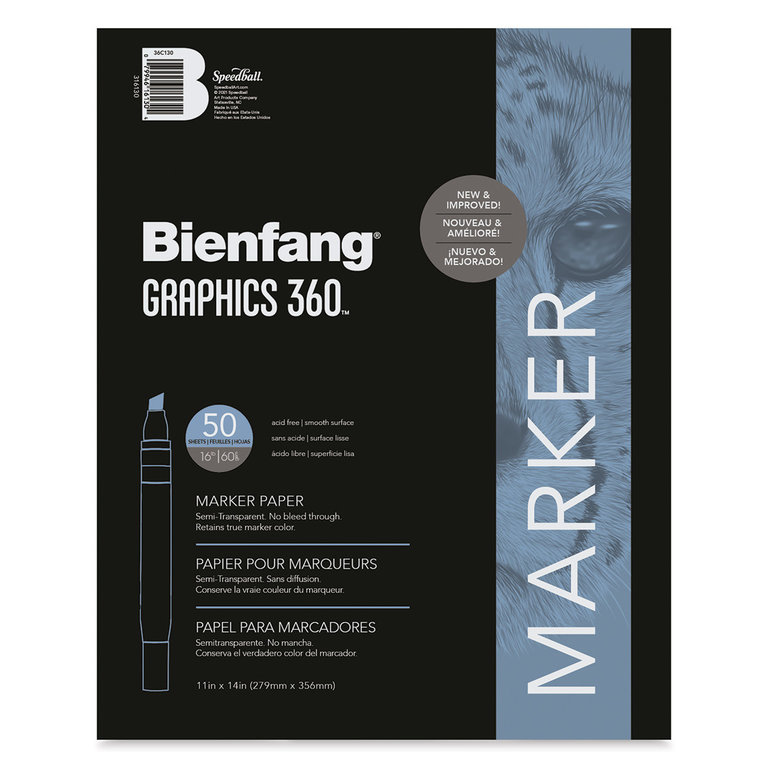 Bienfang Bienfang Graphics 360 Marker Pad 50 Sheets