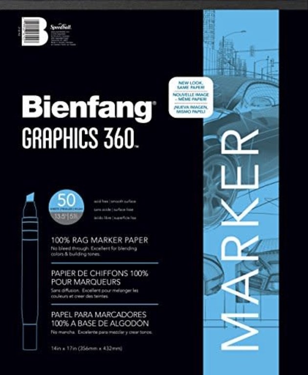 Bienfang Bienfang Graphics 360 Marker Pad 50 Sheets