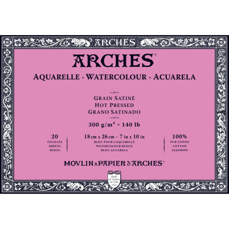 Arches Arches Watercolor Block 140 lb 20 Sheets