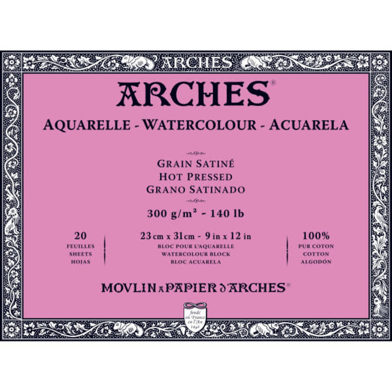 Arches Arches Watercolor Block 140 lb 20 Sheets