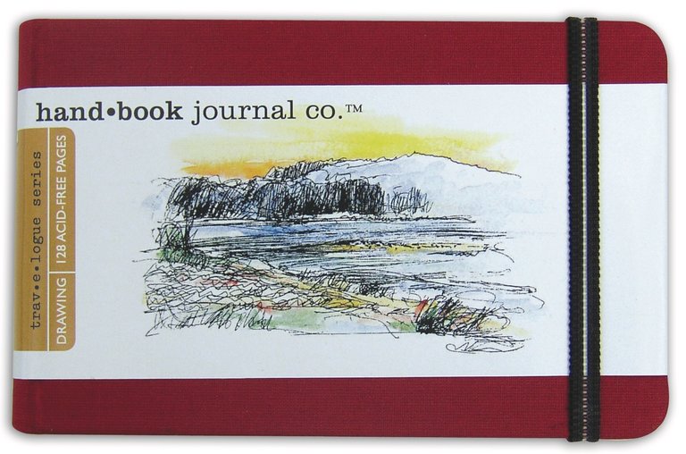 Global Art Global Art Hand Book Travelogue Artist Journal Large Landscape 8.25" x 5.5"