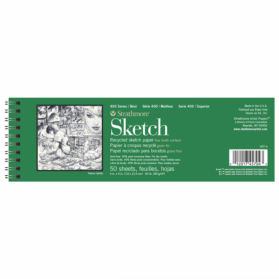 Strathmore 400 Series Recycled Sketch Pads - FLAX art