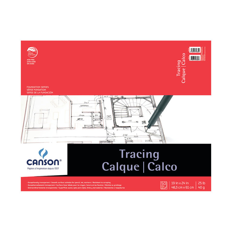 Canson Canson Foundation Series Tracing Pad 50 Sheets