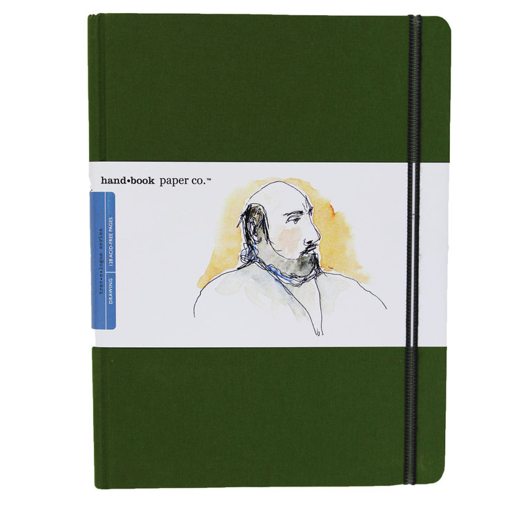 Global Art Global Art Hand Book Travelogue Artist Journal Extra-Large Portrait 10.5"x8.25"