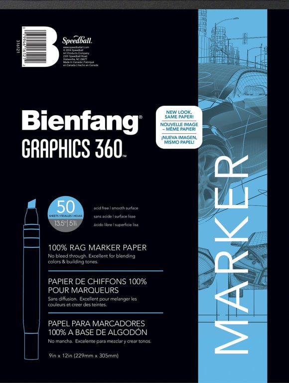 Bienfang Bienfang Graphics 360 Marker Pad 50 Sheets