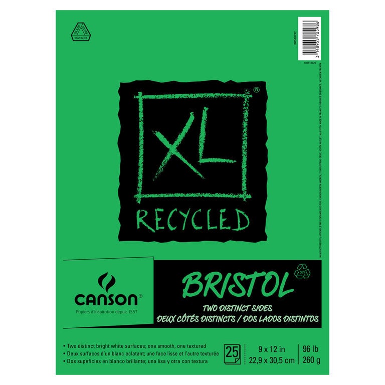 Canson Canson XL Bristol Pad Recycled 25 sheets