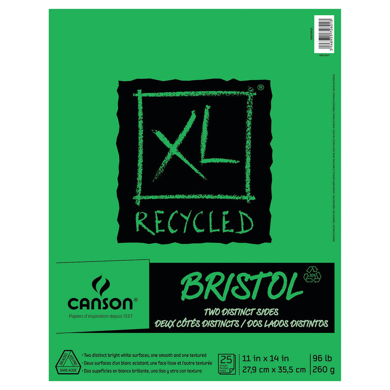 Canson Canson XL Bristol Pad Recycled 25 sheets