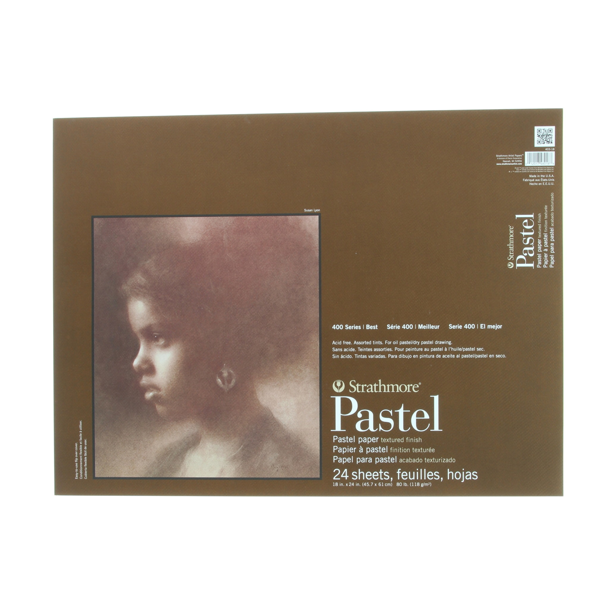 Strathmore Pastel Paper Pad 400 Series 24 Sheets - RISD Store