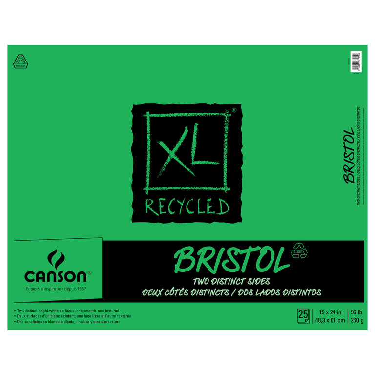Canson Canson XL Bristol Pad Recycled 25 sheets