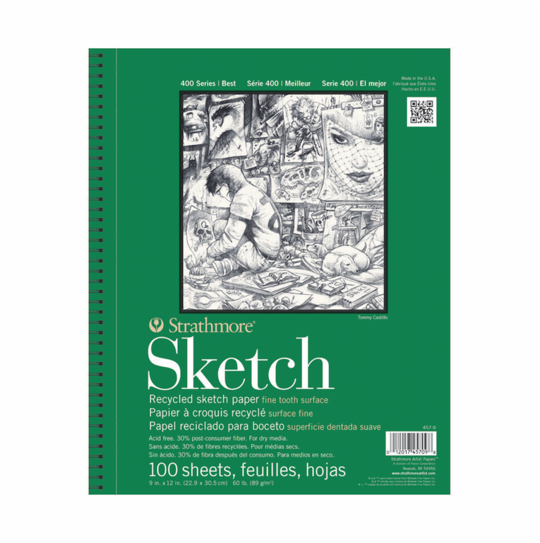 Strathmore Strathmore Sketch Pad Recycled 400 Series 100 Sheets