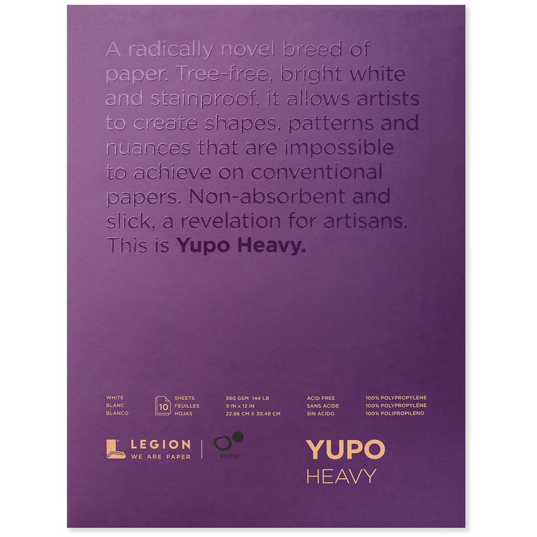 Legion Paper Legion Yupo Pad Heavyweight 10 Sheets