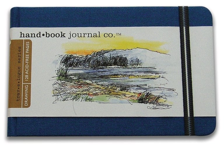 Global Art Global Art Hand Book Travelogue Artist Journal Large Landscape 8.25" x 5.5"