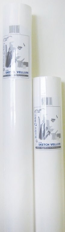 Borden & Riley Borden & Riley #116 Artist Sketch Vellum Roll 90 lb