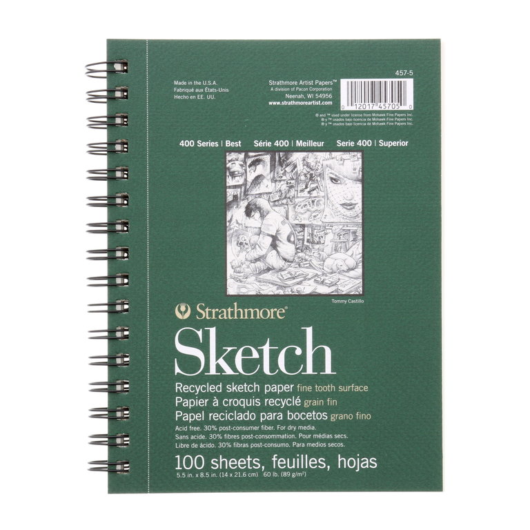 Strathmore Strathmore Sketch Pad Recycled 400 Series 100 Sheets